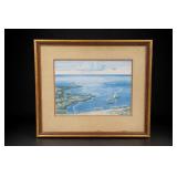 Captain Cook At Kealakekua Bay, 1779 Framed Print