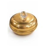 Fasjo 24K Gold-Plated Brass Lidded Bowl