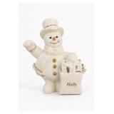 Lenox Holly Snowman Figurine