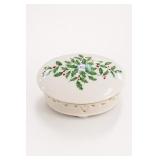 Lenox Holiday Covered Candy Dish