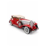 Duesenberg SI Red Convertible Model Car