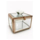 Rachel Roy Mirrored Glass Jewelry Box