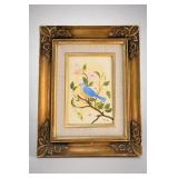 Vada Sillman Bluebird Floral Framed Artwork