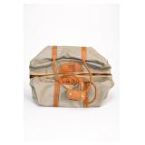 Canvas & Leather Duffle Bag With King Ranch Mark
