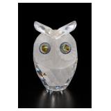 Swarovski Crystal Owl Figurine