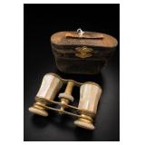 Iris Mother-Of-Pearl Opera Glasses & Case