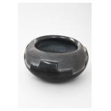Signed Blue Corn Ceramic Bowl