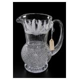 Edinburgh Crystal Thistle Cut Water Pitcher