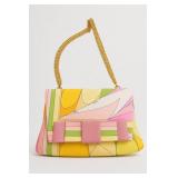 Emilio Pucci Patterned Chain Shoulder Bag