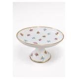 Dulin & Martin Floral Pedestal Cake Plate