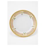 Royal Copenhagen Floral Gold Trim Plate