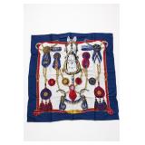 Hermès Paris Frontaux Et Cocardes Silk Scarf