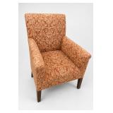 Toile de Jouy Upholstered Club Chair