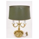 Cherub Figural Table Lamp With Shade