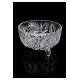Vintage Crystal Lidded Candy Dish Bowl