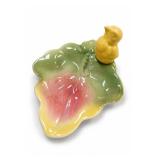 Czech Bird Flower Frog Bud Vase