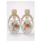 Waterford Castleton Crystal Vases, Pair