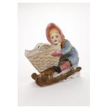 German Shepherd Porcelain Figurine