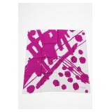 Yves Saint Laurent Geometric Stripe Scarf