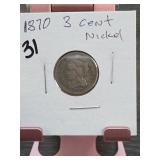 1880-S Morgan Dollar, UNC, Silver