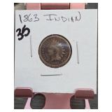 1942 British India George VI Rupee Silver