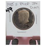 1987-S Proof Kennedy Half Dollar