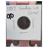 1890-P Liberty Seated Dime, Silver