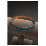 Matisse Renoir Blue Enamel Bangle Bracelet