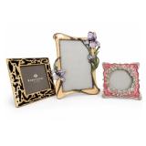 Set Of 3 Ornate Floral Decorative Picture Frames