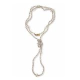 Vendome Beaded Lariat Necklace