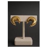 Vintage Givenchy Hoop Earrings Pair