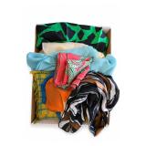 Assorted Colorful Patterned Scarves