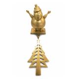 Brass Christmas Tree Wall Sconces, Set Of Four