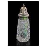 Waterford Crystal Zigzag Cut Footed Bud Vase