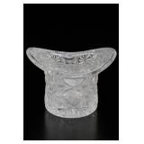 Fenton Glass Amber Hobnail Ruffled Vase
