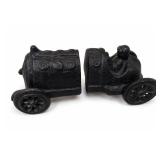 Pair of Vintage Racecar Bookends
