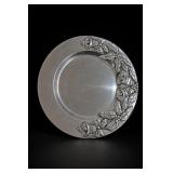 Holland Boone Polished Pewter Holly Platter