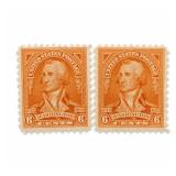 1932 U.S. #711 Washington 6Â¢ Mint Pair