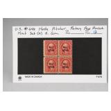 1928 Scott 646 Molly Pitcher Plate Block Of 4