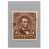 1888 U.S. #216 James A. Garfield 5c Indigo Stamp
