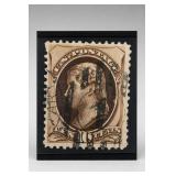1875 U.S. #179 5Â¢ Continental Bank Printed Stamp