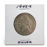 1945-S Jefferson Nickel, Choice UNC, Silver