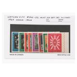 1963 Vatican City #360-1 Pope John XXIII Stamps
