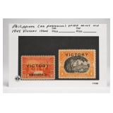 Philippines Commonwealth 3-Stamp Set, 1938-40