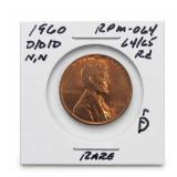 1952-S Lincoln Wheat Cent, AU-55, Off-Center