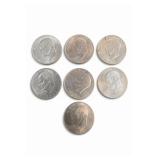 7 Lincoln Cents, 1910-1939-D/S, Mixed Grades