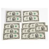 6 2003 Two-Dollar Federal Reserve Notes