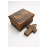 Jan Barboglio Rosa Rose-Shaped Metal Box