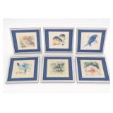 Framed Geisha Asian Painting In Bamboo-Style Frame