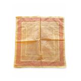 Valentino Orange Jacquard Triangle Scarf